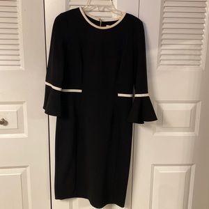 Calvin Klein white and black dress size 8